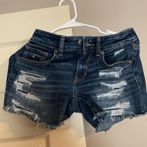 Womens American eagle jean shorts